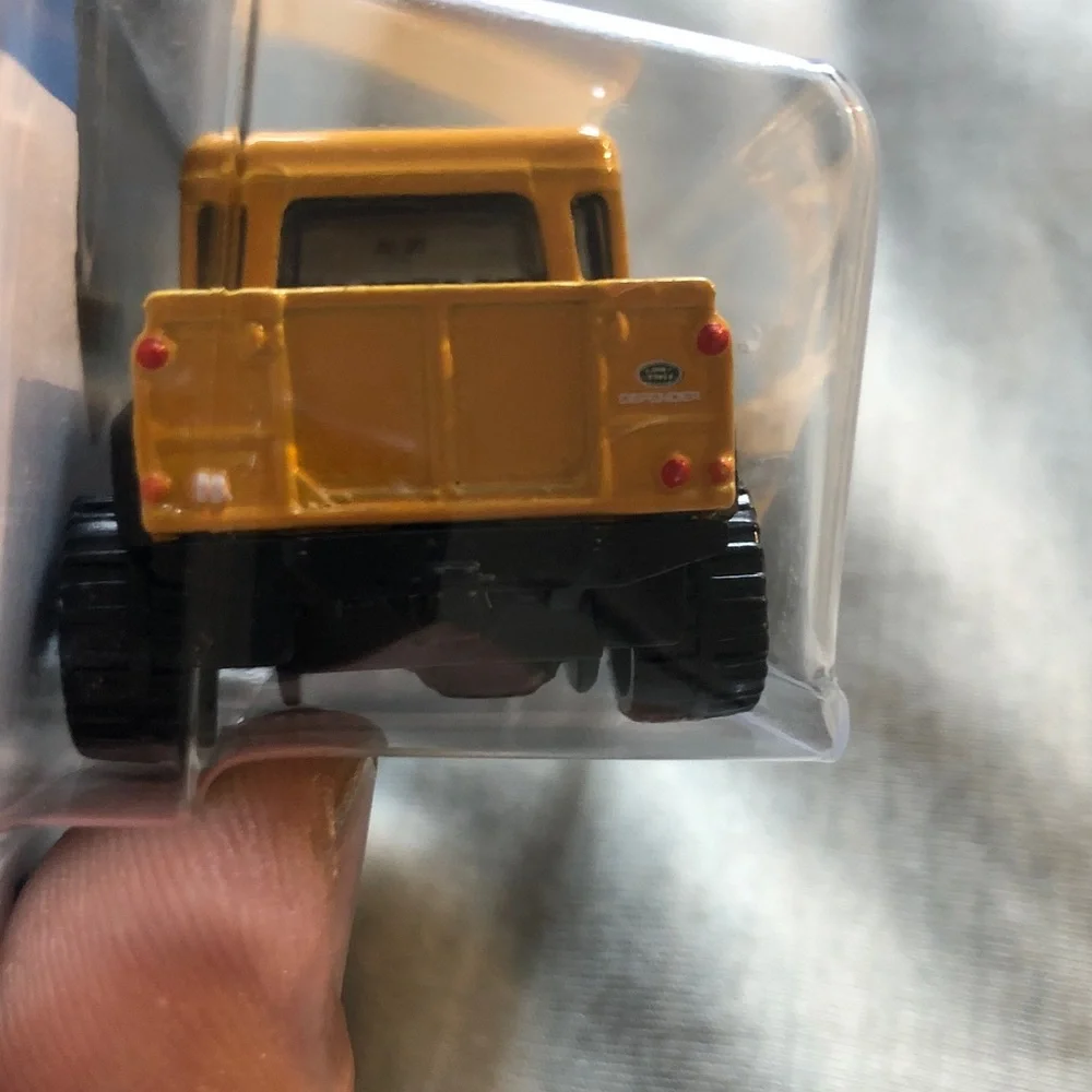 Mattel Hot Wheels Yellow Land Rover Defender Toy